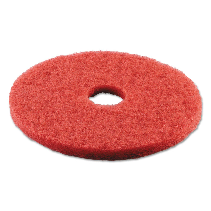 20" Red Floor Buffing & Scrubbing Pads, Green Seal Certified- Case of 5 #SS-404420