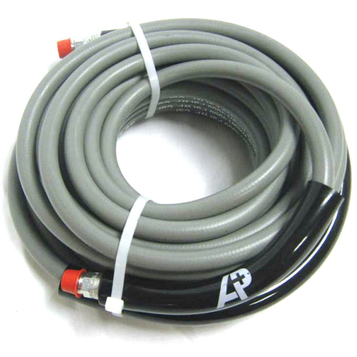 A+, Hose, Grey, Smooth, Non Marking, 3/8" X 75', 1 Wire, Up to 4000PSI, 8.921-619.0