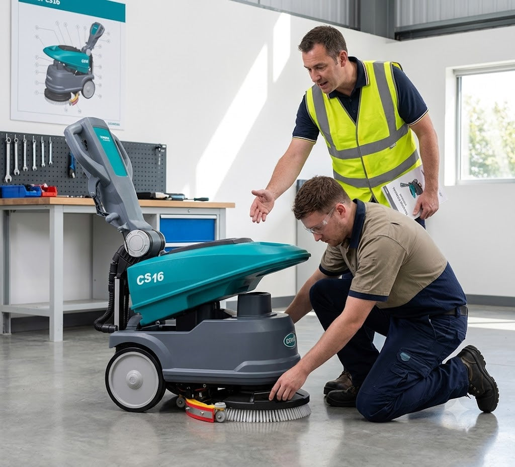 Tennant CS16 Shift Supervisor Guide: Preventative Care & First-Line Troubleshooting