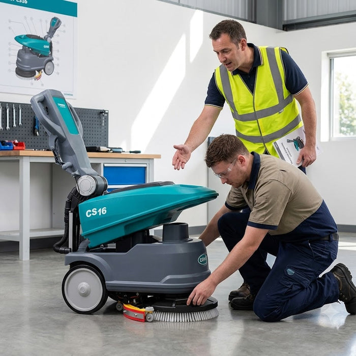 Tennant CS16 Shift Supervisor Guide: Preventative Care & First-Line Troubleshooting