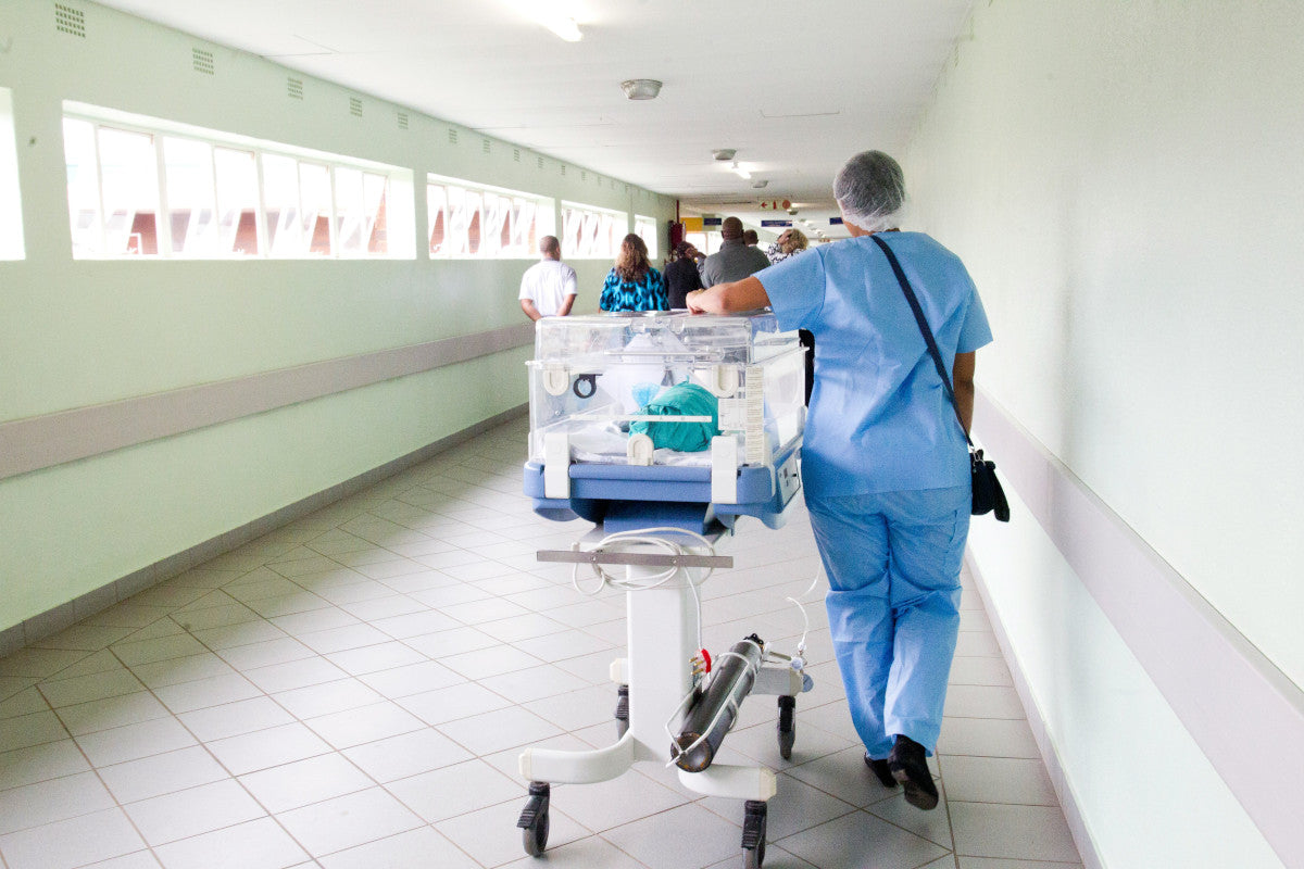 how to clean hospital floors