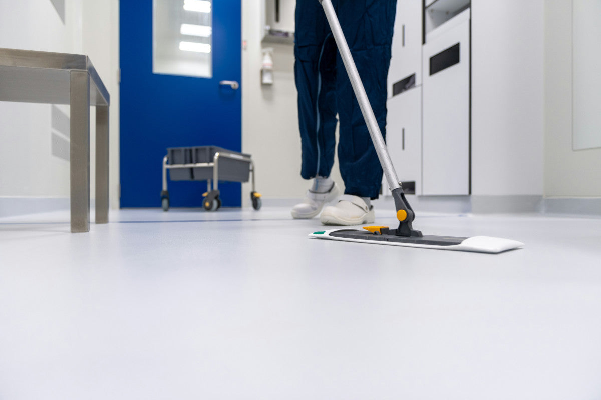 how to mop commercial floors