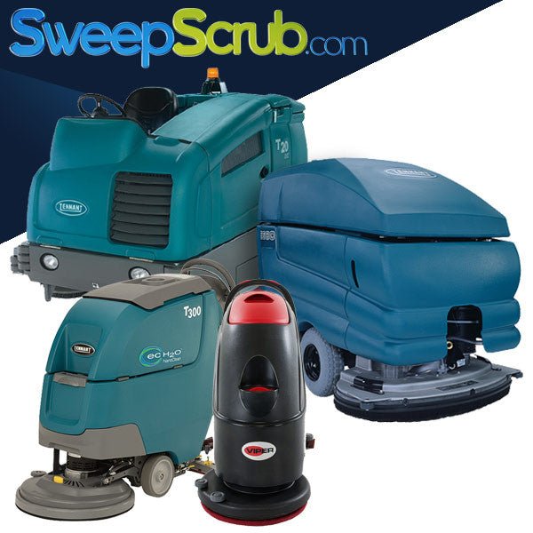 Commercial & Industrial Floor Scrubbers - SweepScrub.com