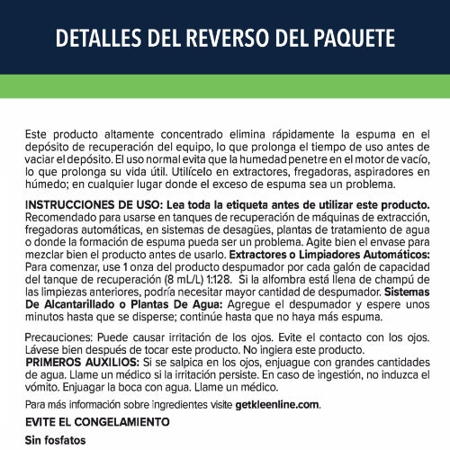 KleenLine™ Pro Defoamer – 1 Gallon (Case of 4)