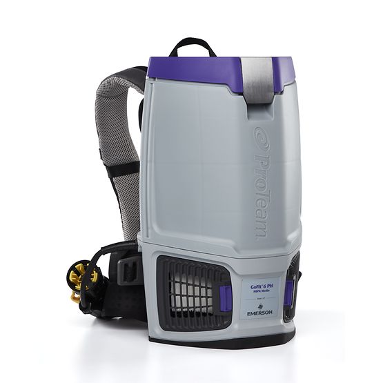 Proteam GoFit 6 PH, Backpack Vacuum, 6QT, Power Nozzle Kit, 12lbs, Electric, With Tools, HEPA, 3 Year Warranty, 107769