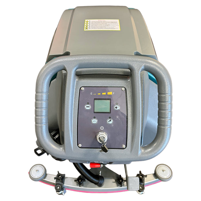 Walk Behind Floor Scrubber, 20", 16 Gallon, Battery, Pad Assist, Disk, 2/2/1 Warranty