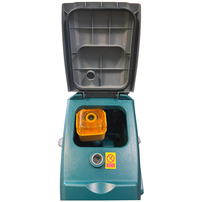 Walk Behind Floor Scrubber, 20", 16 Gallon, Battery, Pad Assist, Disk, 2/2/1 Warranty