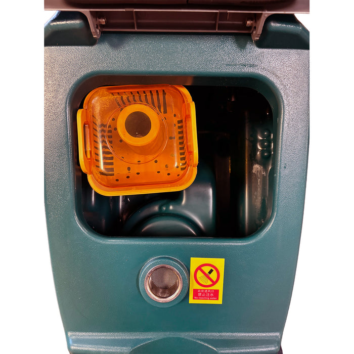 Walk Behind Floor Scrubber, 20", 16 Gallon, Battery, Pad Assist, Disk, 2/2/1 Warranty