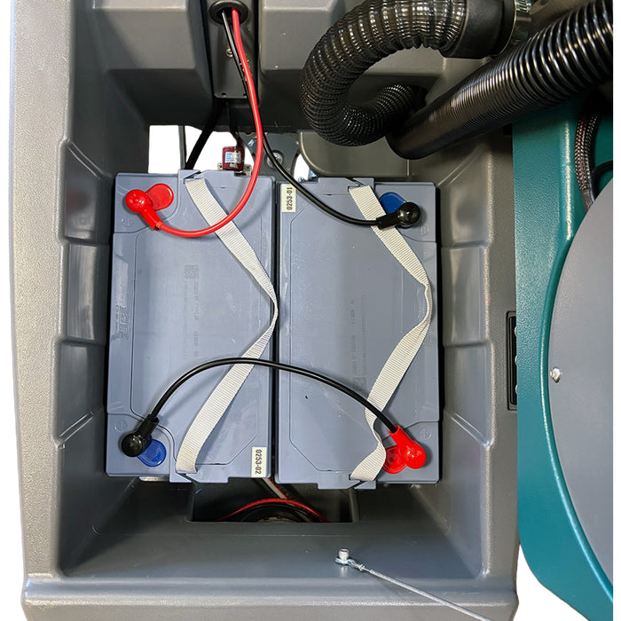 Walk Behind Floor Scrubber, 20", 16 Gallon, Battery, Pad Assist, Disk, 2/2/1 Warranty