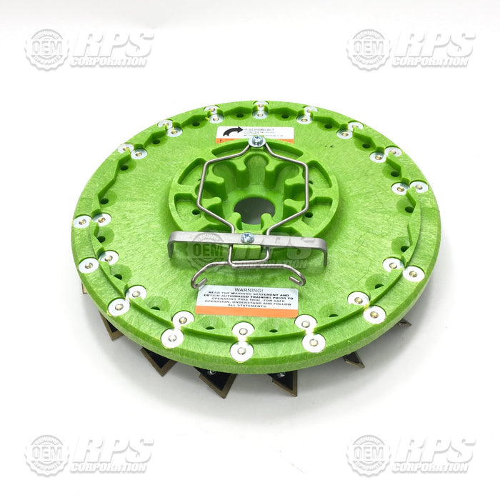 FactoryCat/Tomcat 15-382-0100MECWCT, 15" Diamabrush,Metal 100 Grit, Green Block - Clockwise,Metal Blade