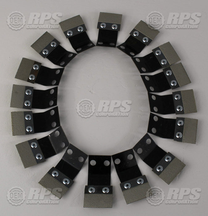 FactoryCat/Tomcat 15-425-0100MEBLBRKT, Concrete Metal Blade 100 Grit - 16 Blades & Brackets