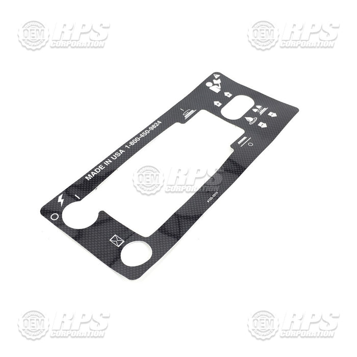 FactoryCat/Tomcat 155-2016, Decal, Control Panel, Top