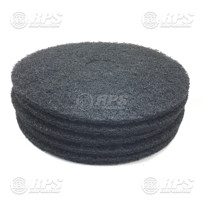 FactoryCat/Tomcat 16-422B, Floor Pads, 16" Black - Case of 5 pads ea