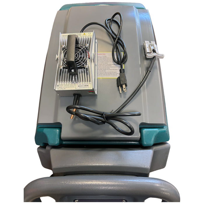 Walk Behind Floor Scrubber, 20", 16 Gallon, Battery, Pad Assist, Disk, 2/2/1 Warranty