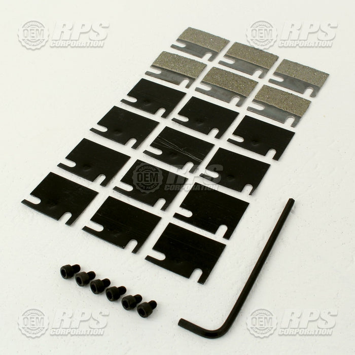 FactoryCat/Tomcat 17-425-0025MTBLADE, 17" Mastic Blade Kit 25 Grit - 8 Blades