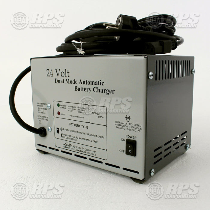 FactoryCat/Tomcat 170-2443, Charger,Console,24V,12A R50,110/230V 50/60H Wet