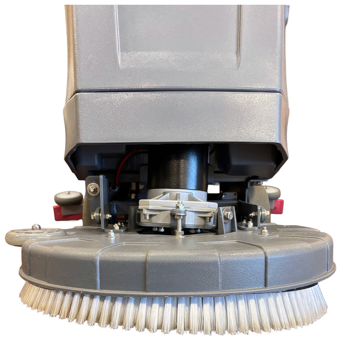 Walk Behind Floor Scrubber, 20", 16 Gallon, Battery, Pad Assist, Disk, 2/2/1 Warranty