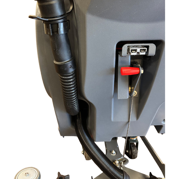 Walk Behind Floor Scrubber, 20", 16 Gallon, Battery, Pad Assist, Disk, 2/2/1 Warranty