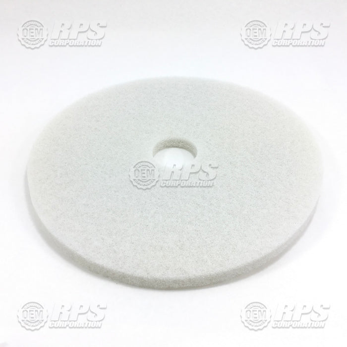 FactoryCat/Tomcat 19-422W, Floor Pads, 19" White - Case of 5 pads