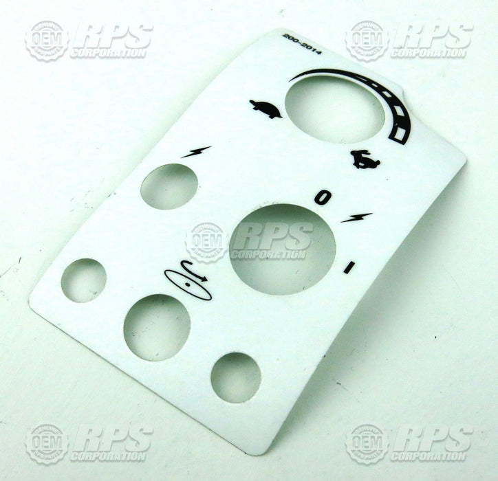 FactoryCat/Tomcat 200-2014, Decal,200 Control Panel,Side