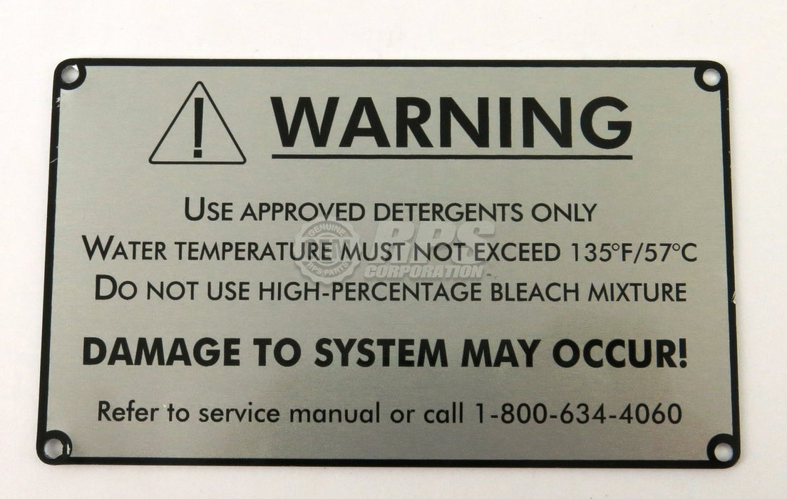 FactoryCat/Tomcat 21-1032, Plate,Warning