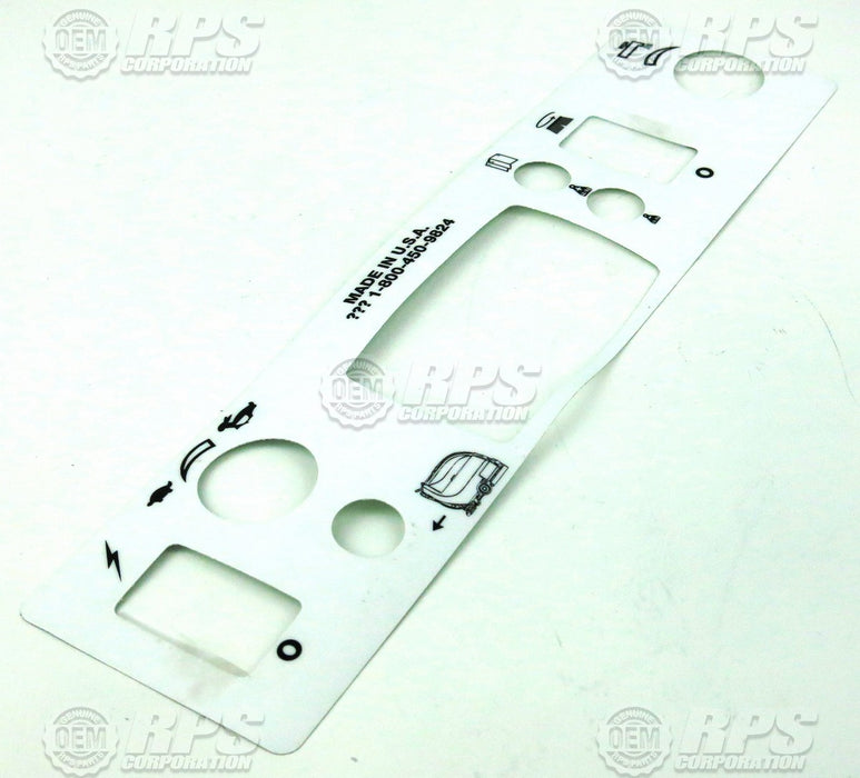 FactoryCat/Tomcat 21-2014, Decal,Control Panel Overlay Top
