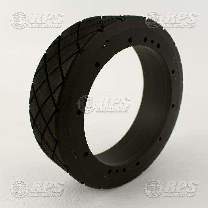 FactoryCat/Tomcat 250-7325, Tire & Wheel,P7,X-Groove,10" Black