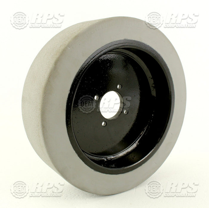 FactoryCat/Tomcat 253-6191, Wheel Assembly,Rear,3.5"W Grey Poly