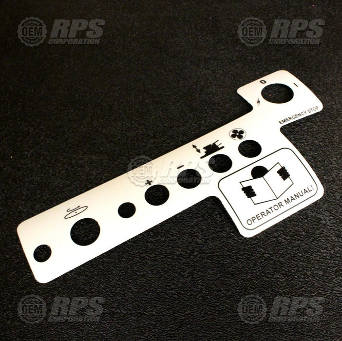 FactoryCat/Tomcat 255-1500, Decal, Control Panel Front 255