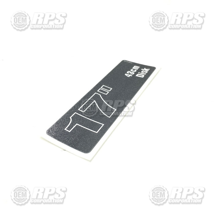 FactoryCat/Tomcat 260-017D, Decal, Disk, 17