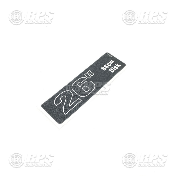 FactoryCat/Tomcat 260-026D, Decal, 26 Disk
