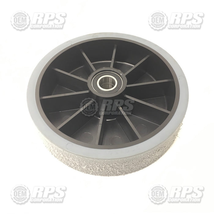 FactoryCat/Tomcat 260-6181, Tire, Grey, Poly, 8 OD x 2 W w/ Bearing