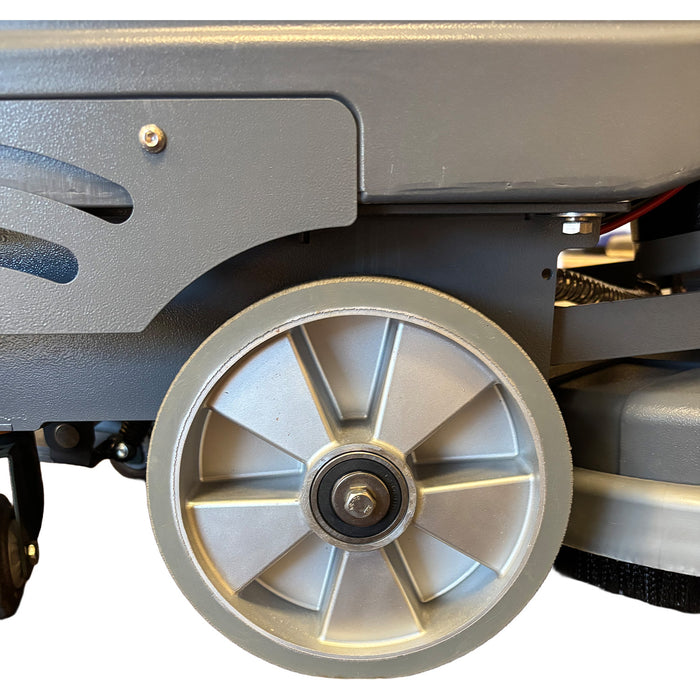 Walk Behind Floor Scrubber, 20", 16 Gallon, Battery, Pad Assist, Disk, 2/2/1 Warranty