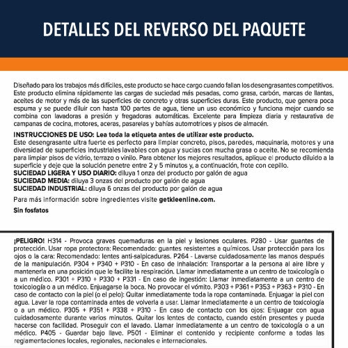 KleenLine™ Pro Heavy Duty Degreaser NB – 55 Gallon Drum Includes Pump