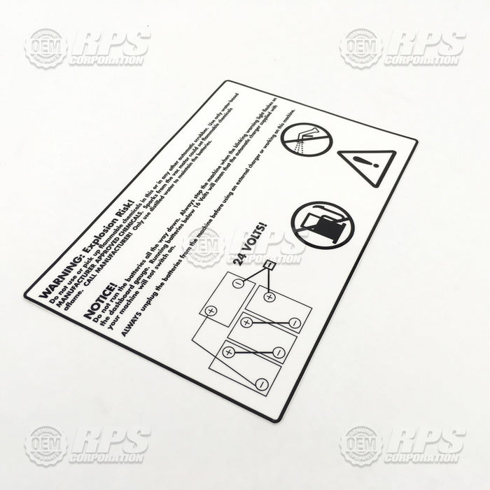 FactoryCat/Tomcat 290-1503, Decal, Warning