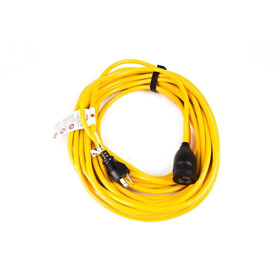 Proteam 50' 14 Gauge Extension Cord with Twist Lock Plug, Yellow