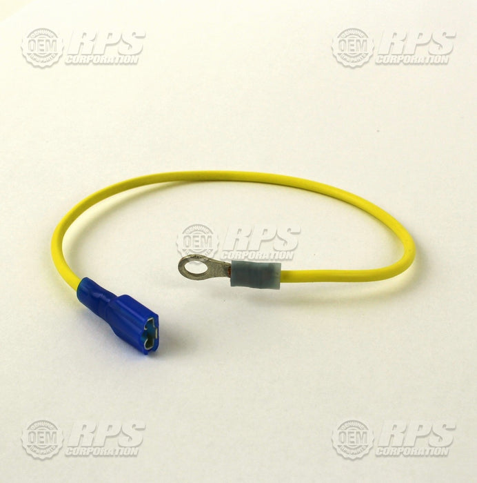 FactoryCat/Tomcat 300-8YWRS, 16G Yellow Wire 8" Ring/Spade