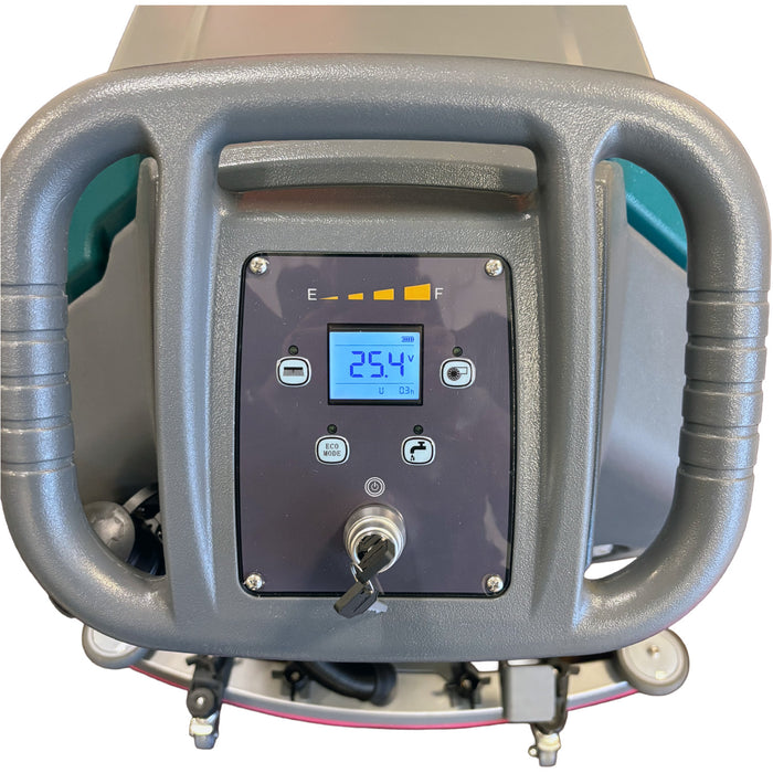 Walk Behind Floor Scrubber, 20", 16 Gallon, Battery, Pad Assist, Disk, 2/2/1 Warranty