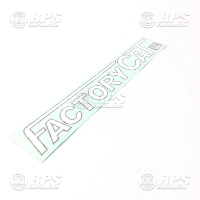 FactoryCat/Tomcat 370-7214, Decal, Factorycat, 15.25"