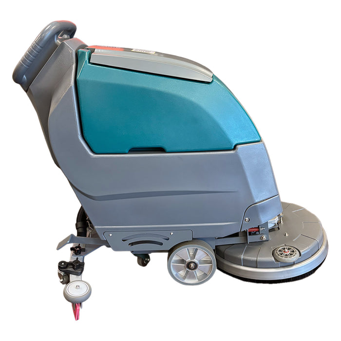 Walk Behind Floor Scrubber, 20", 16 Gallon, Battery, Pad Assist, Disk, 2/2/1 Warranty