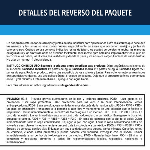 KleenLine™ Pro Rescue Grout & Tile Renewer – 1 Gallon (Case of 4)