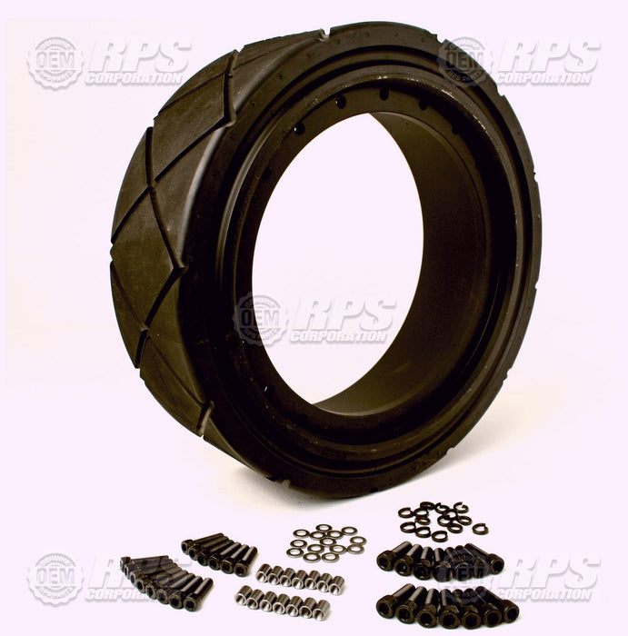 FactoryCat/Tomcat 430-7315D, Tire & Wheel,Black,X-Groove w/Hardware