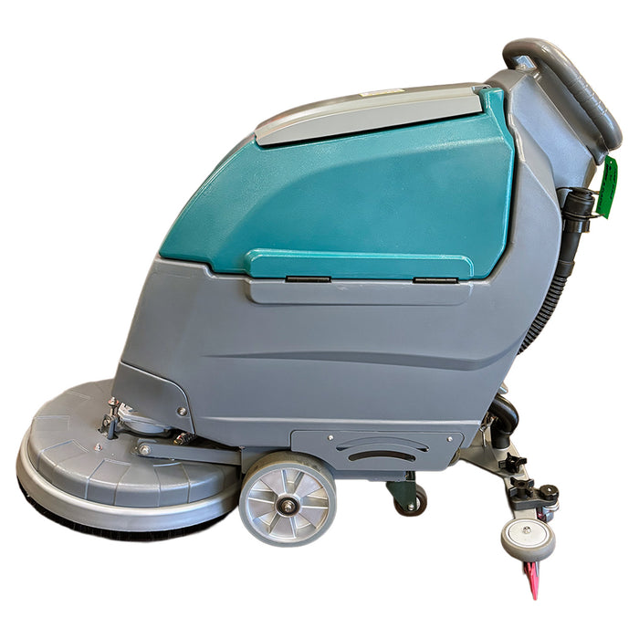Walk Behind Floor Scrubber, 20", 16 Gallon, Battery, Pad Assist, Disk, 2/2/1 Warranty
