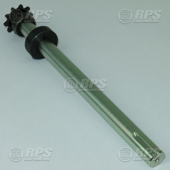 FactoryCat/Tomcat 5-836, Shaft,5/8" w/3/16" Keyway w/10 tooth sprocket