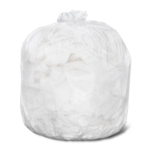 KleenLine Can Liner, 24x24 8 MIC Clear, 8-10 Gallon Capacity, 20 Rolls of 50 Liners, 1000 Count