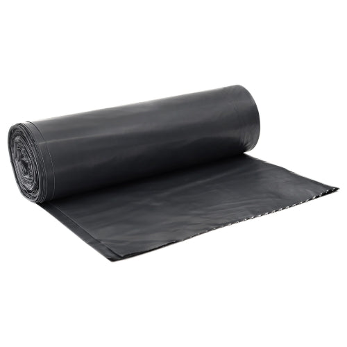 KleenLine Can Liner 38x60 22 MIC Black, 60 Gallon Capacity, 10 rolls of 15 liners, 150 Count