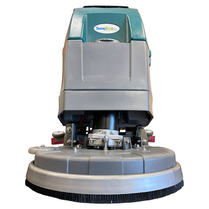 Walk Behind Floor Scrubber, 20", 16 Gallon, Battery, Pad Assist, Disk, 2/2/1 Warranty