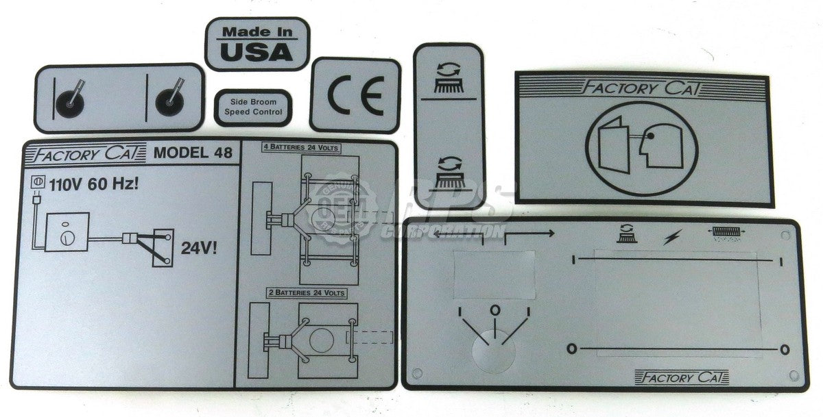 FactoryCat/Tomcat 8-150D, Decal Set,48