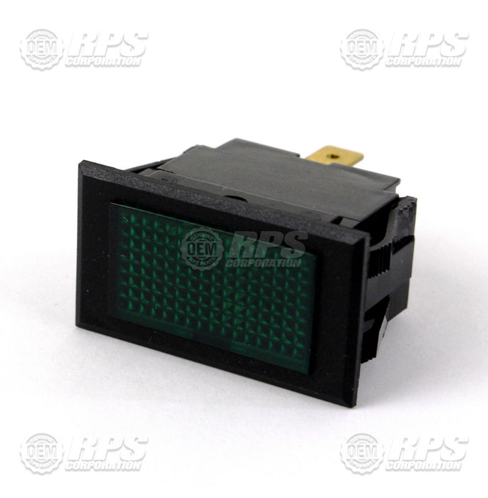 FactoryCat/Tomcat 8-232, Light,Green Rectangle,24V