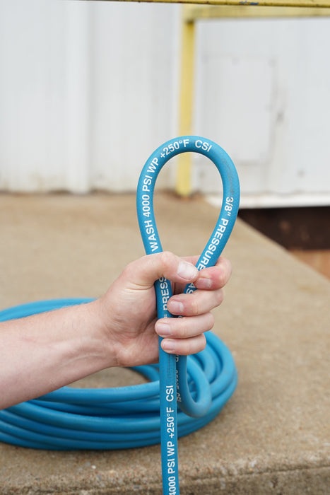 A+ Non-Marking Pressure Washer Hoses with Quick Coupler Swivel End, Blue